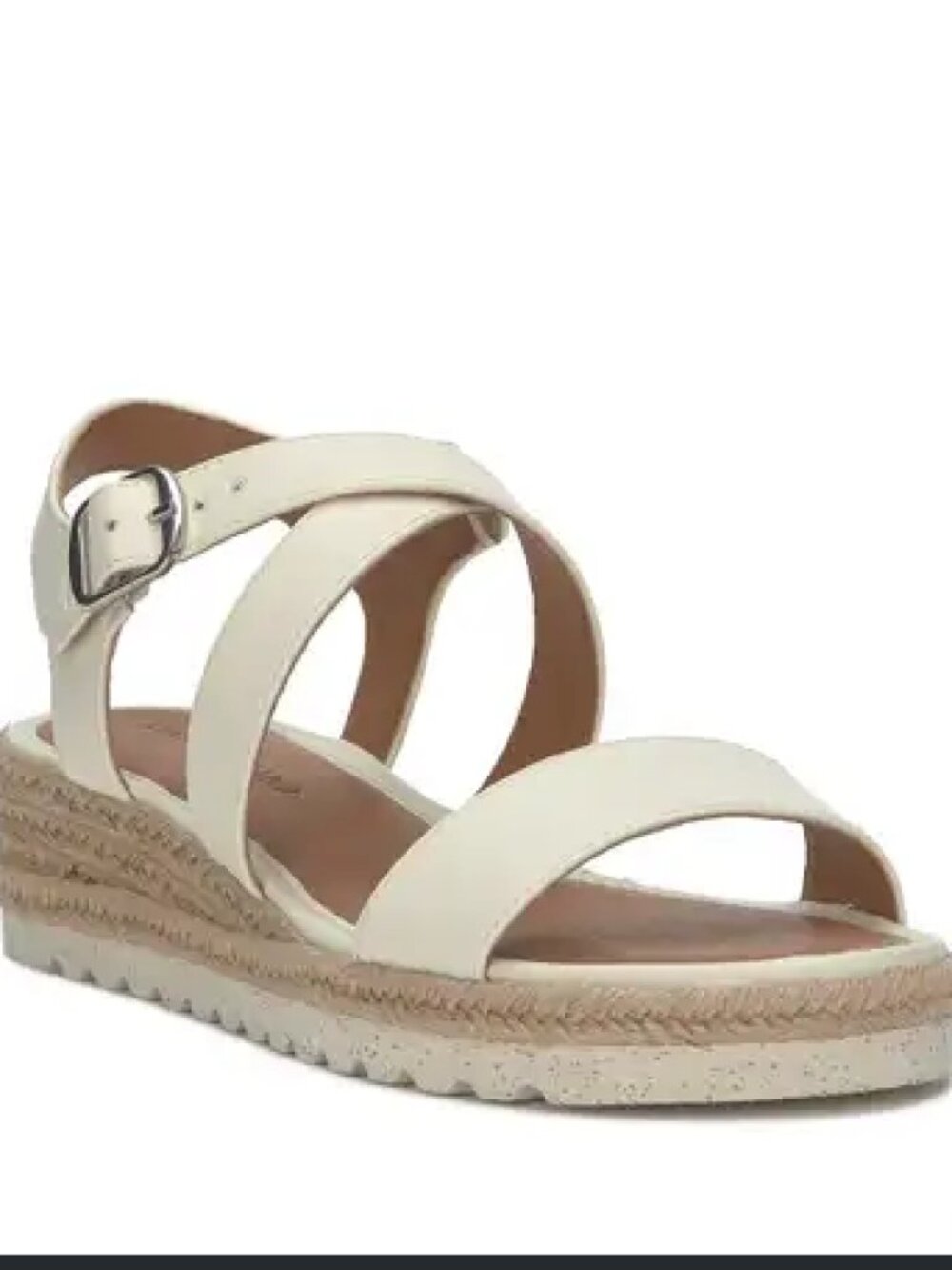 NIB Lucky Brand Trianna Strappy Platform Sandal Women's Size 9.5M Adobe Brown